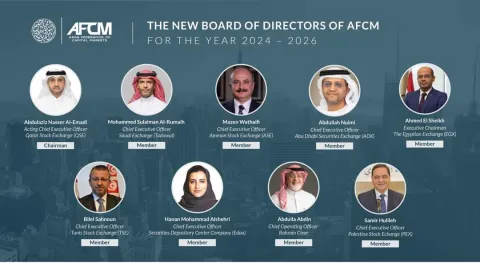 إعادة انتخاب بورصة عمان عضواً في مجلس إدارة اتحاد أسواق المال العربية AFCM بأعلى الأصوات